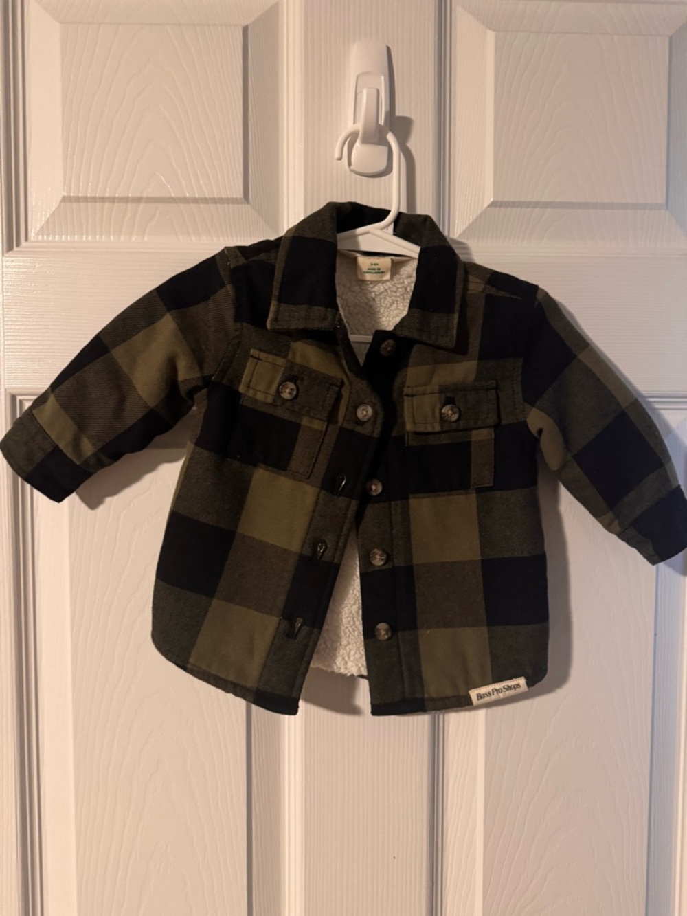 NWOT Bass Pro shops baby jacket, size 3-6 months